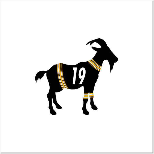 Juju Smith-Schuster GOAT Wall Art by cwijeta